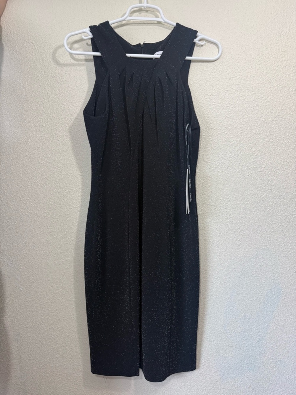 Calvin Klein Black Sparkle Midi Dress